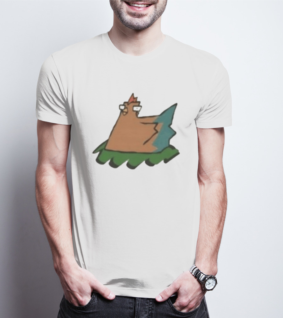 Cartoon Chicken In Nest Bird T-Shirt