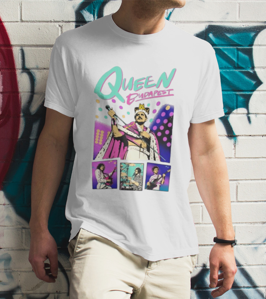 Queen Budapest Anniversary Vest 40th Pop Concert T-Shirt