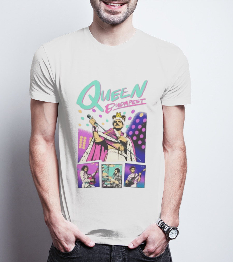 Queen Budapest Anniversary Vest 40th Pop Concert T-Shirt