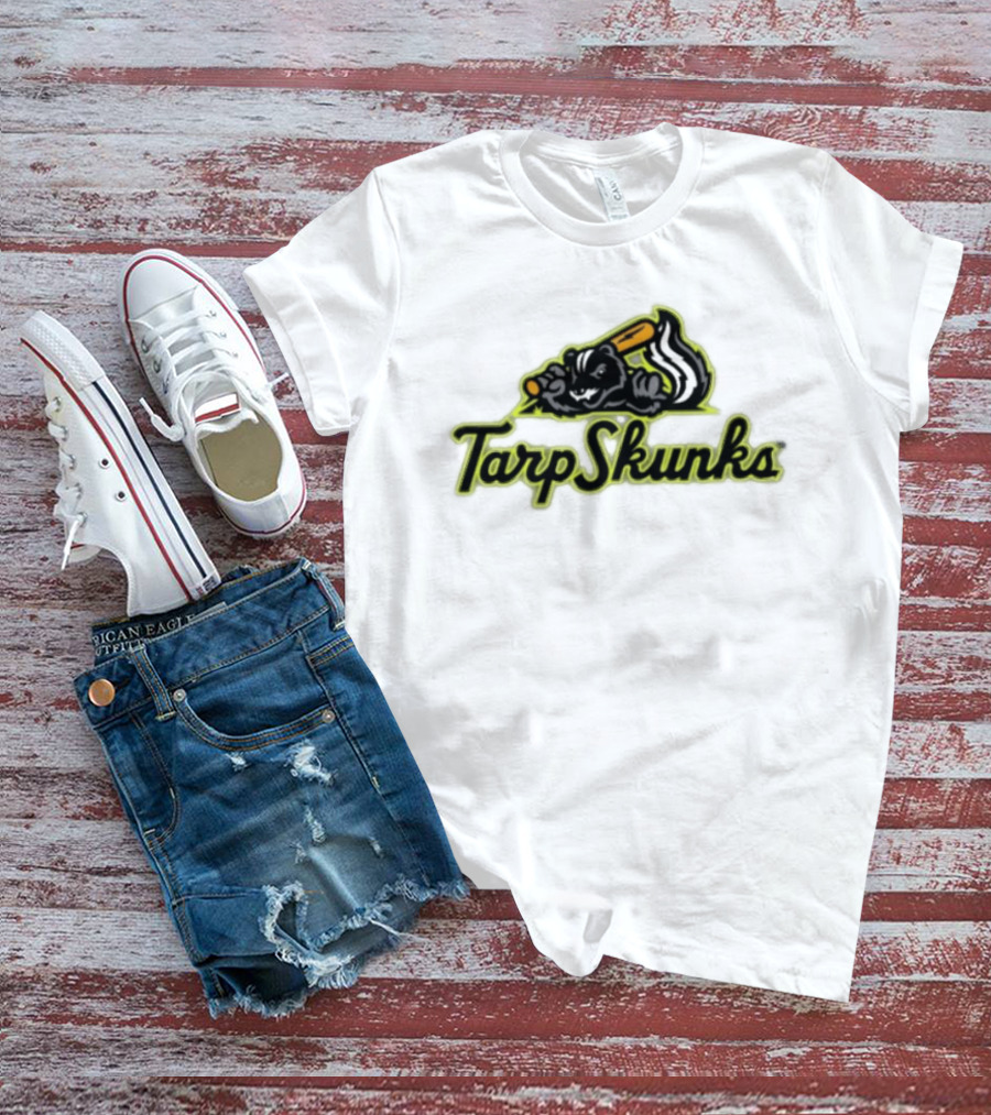 Tarp Skunks Minor League Baseball Team T-Shirt
