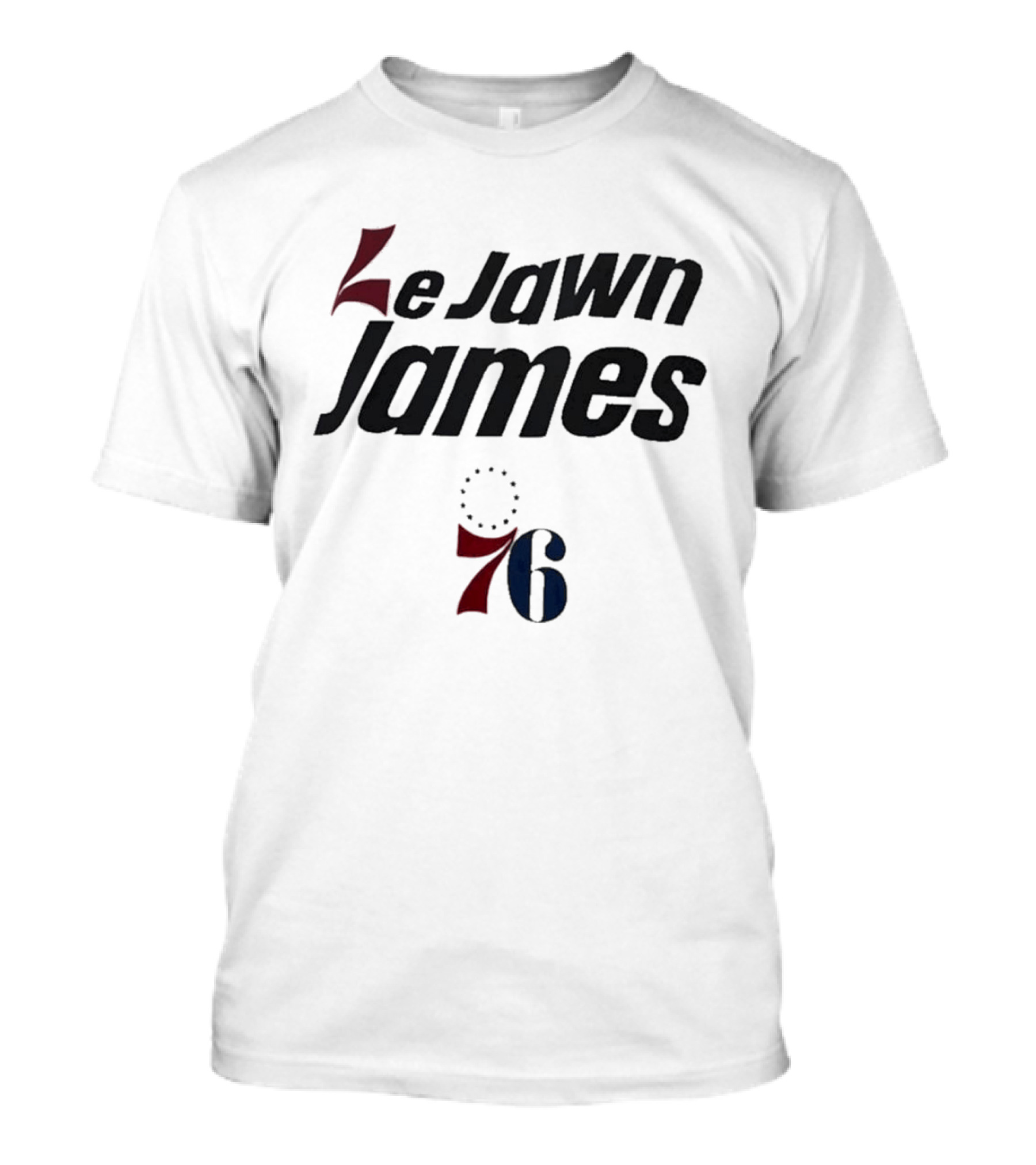 Le Jawn James Philadelphia 76ers 76 T-Shirt
