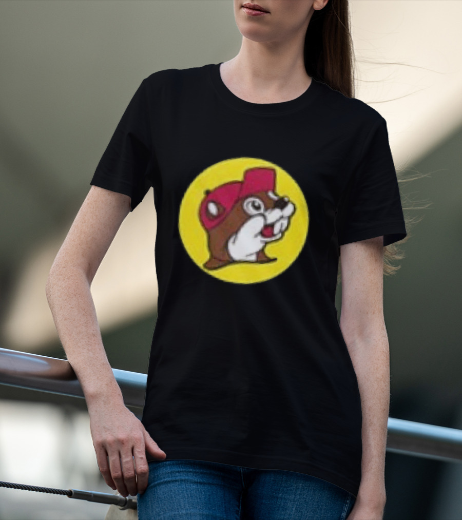 Buc Ee's Fresh Brisket On The Board Two Sided Beavers Texas BBQ T-Shirt