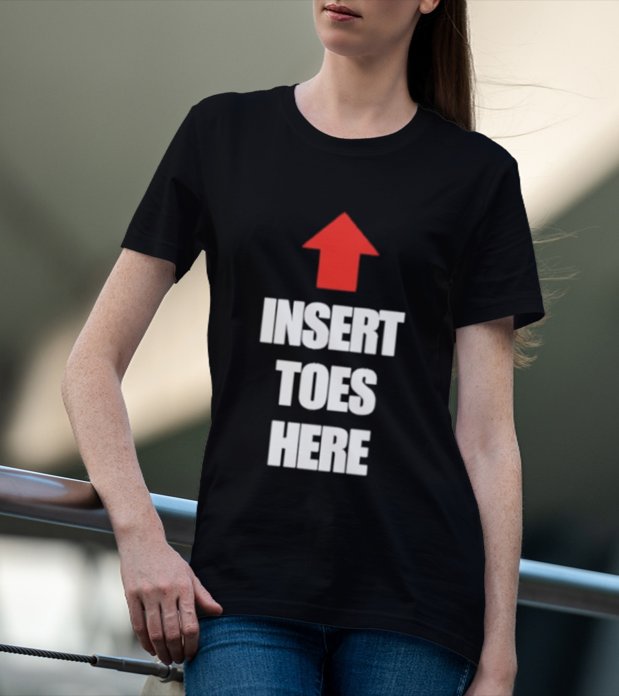 Insert Toes Here Red Arrow Top T-Shirt