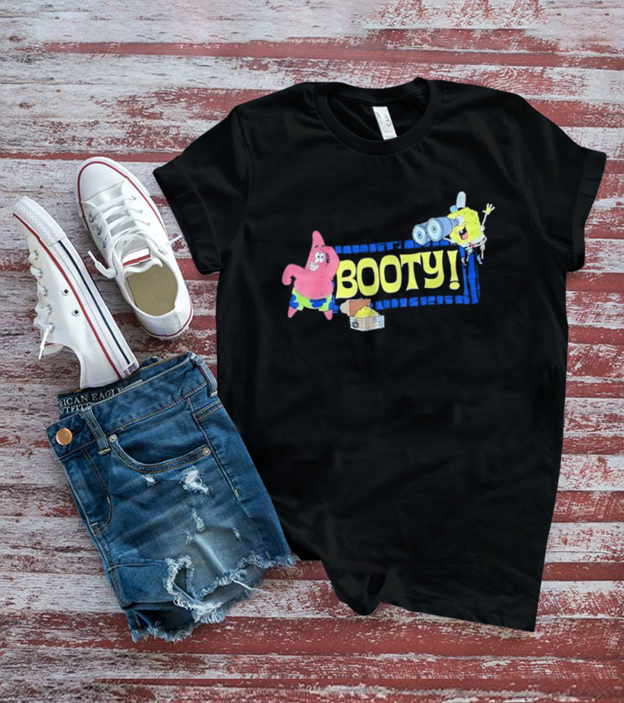 Sponge And Patrick Star Booty Treasure Hunt Adventure T-Shirt