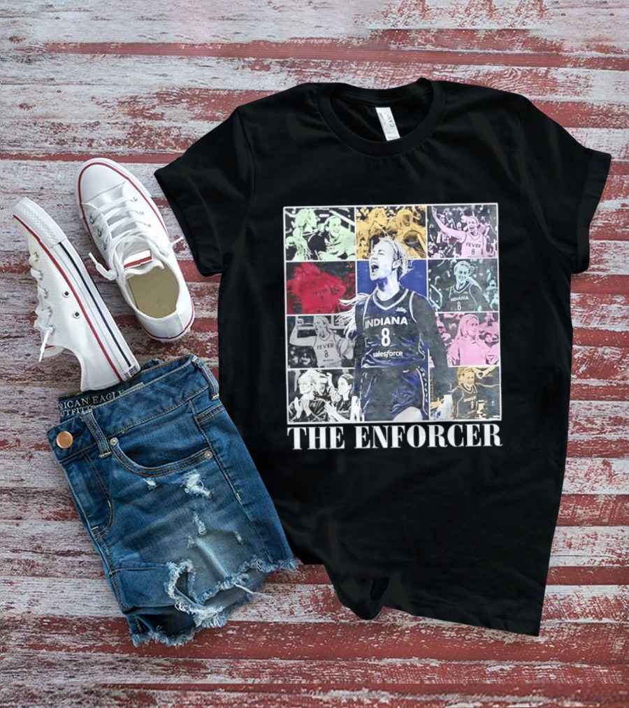 The Enforcer Indiana Fever 8 Indiana Fever Salesforce Sophie Cunningham T-Shirt