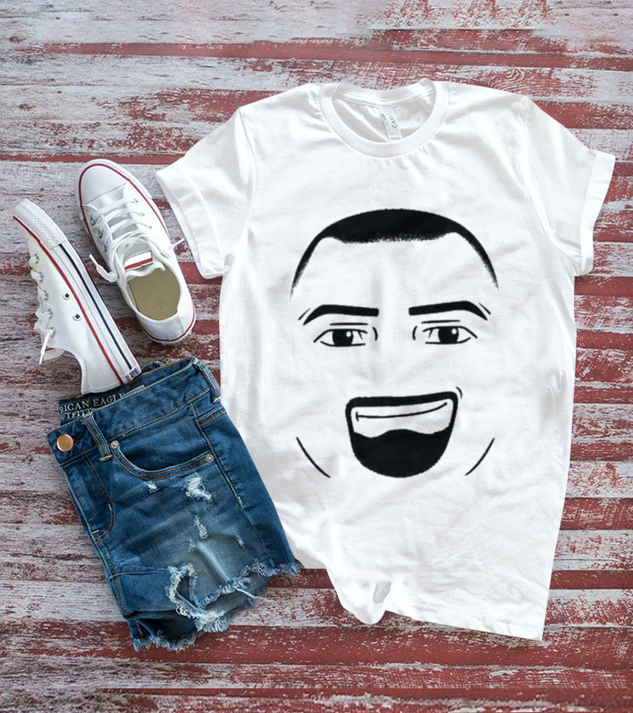 Aldoswag Roblaldo Smiling Face Drawing T-Shirt
