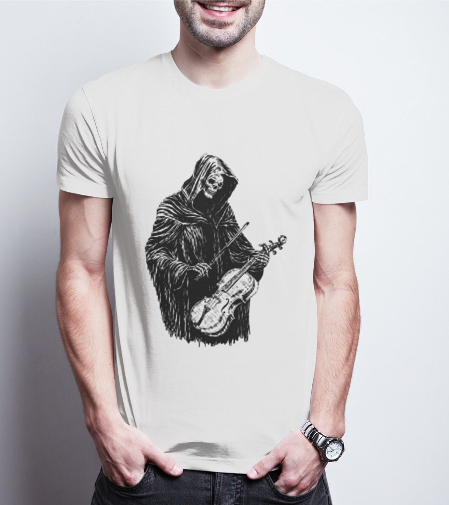 Avenged Sevenfold A7X North American Tour 2026 At Peace Tour Dates Grim Reaper Playing Violin T-Shirt