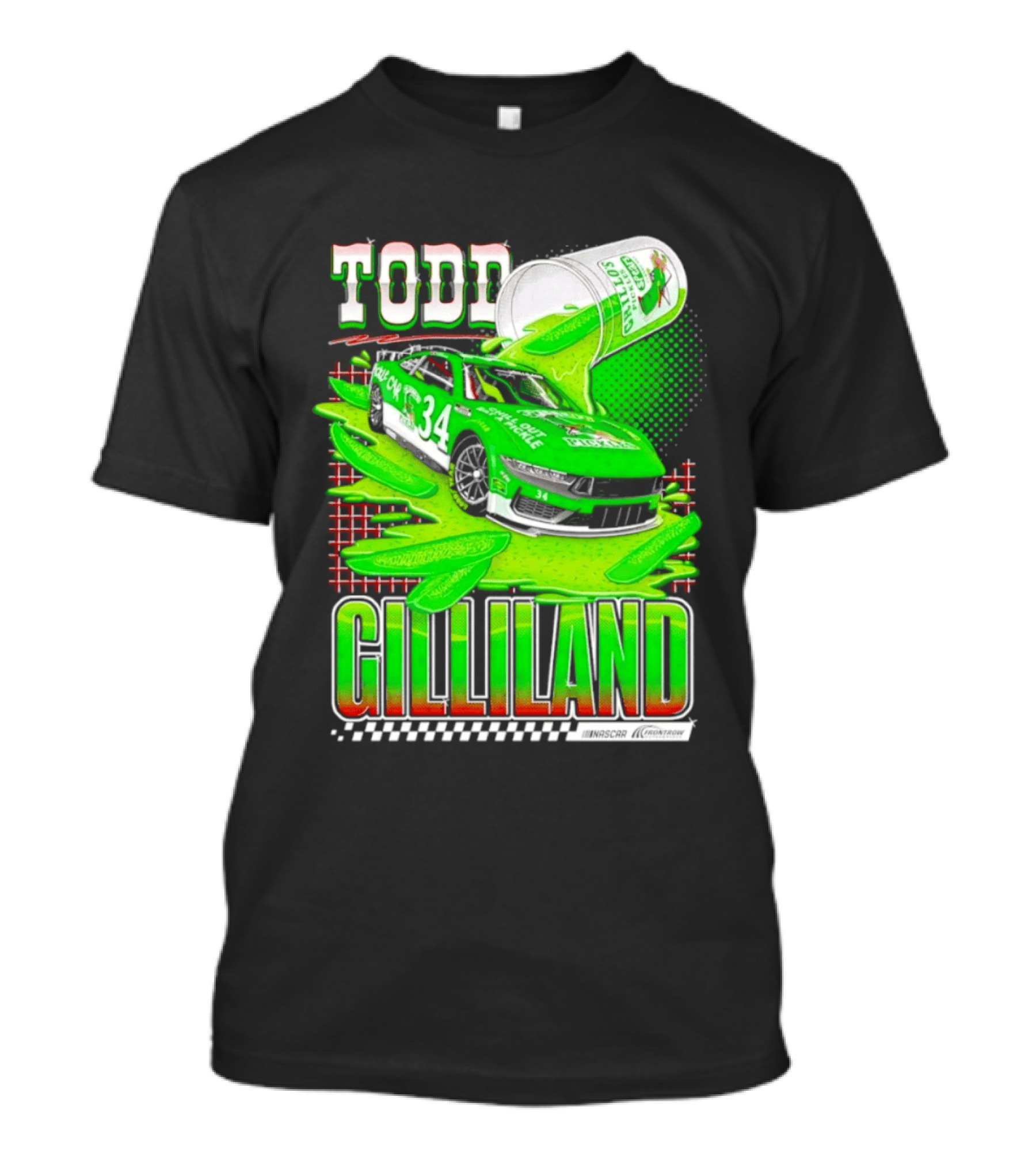 Todd Gilliland NASCAR 34 Pickle Juice Racing Car Victory 2026 T-Shirt