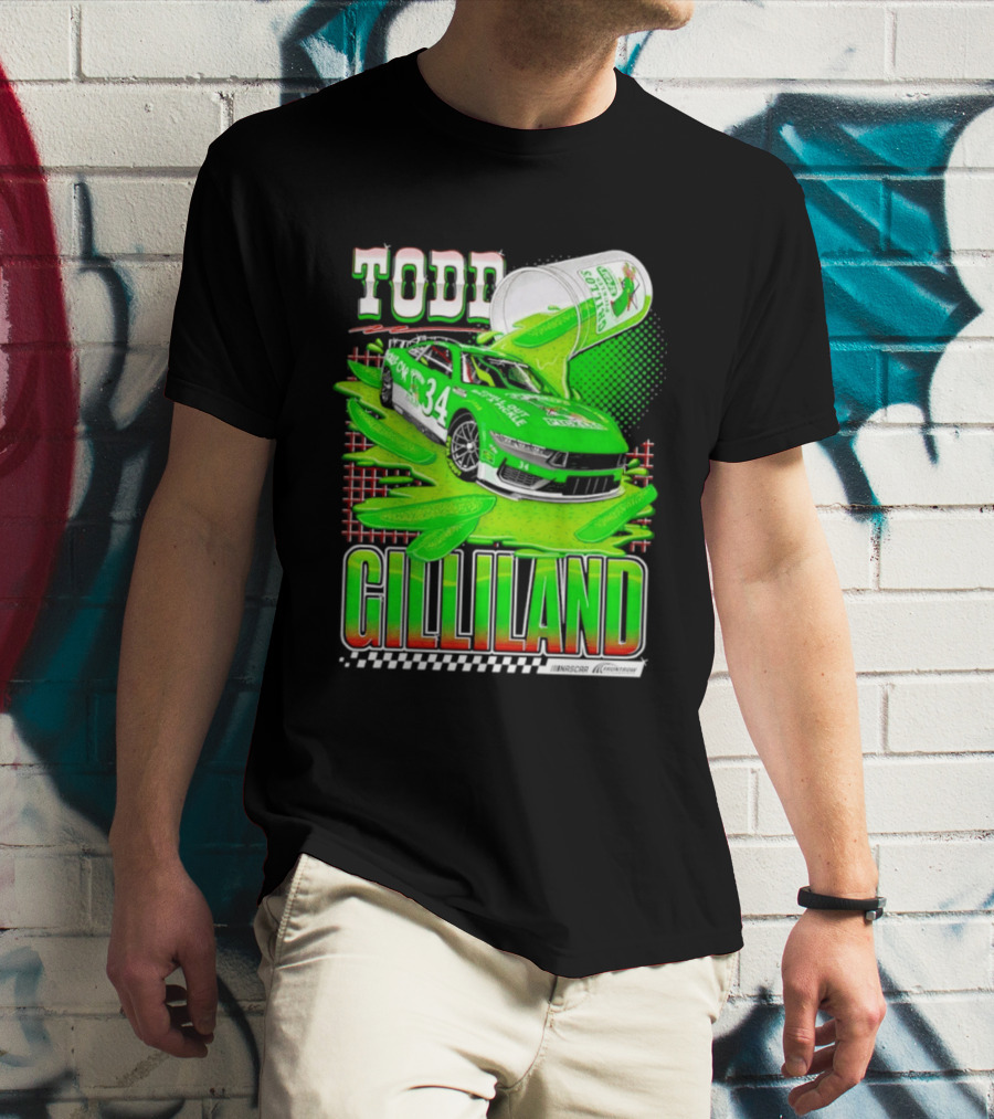 Todd Gilliland NASCAR 34 Pickle Juice Racing Car Victory 2026 T-Shirt