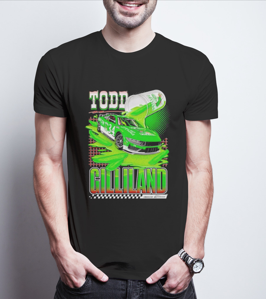 Todd Gilliland NASCAR 34 Pickle Juice Racing Car Victory 2026 T-Shirt