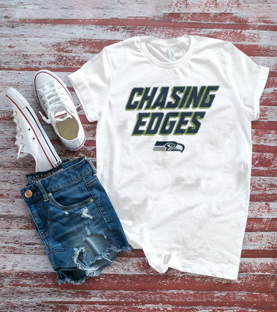 Chasing Edges Seattle Football Team Hawk T-Shirt