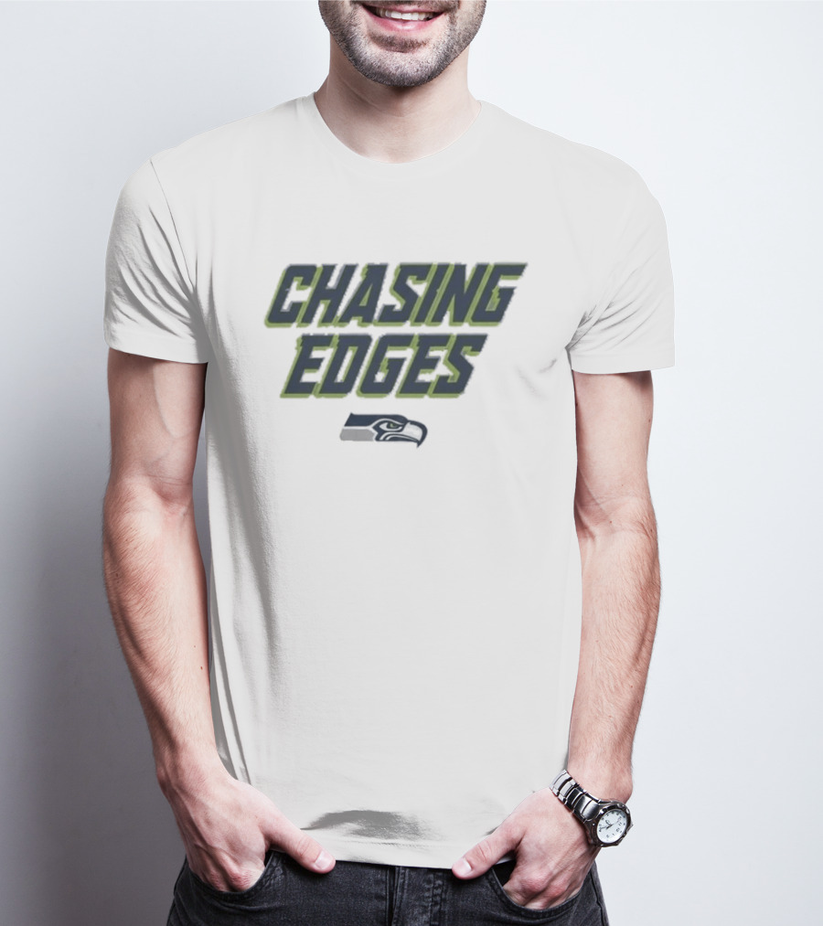 Chasing Edges Seattle Football Team Hawk T-Shirt