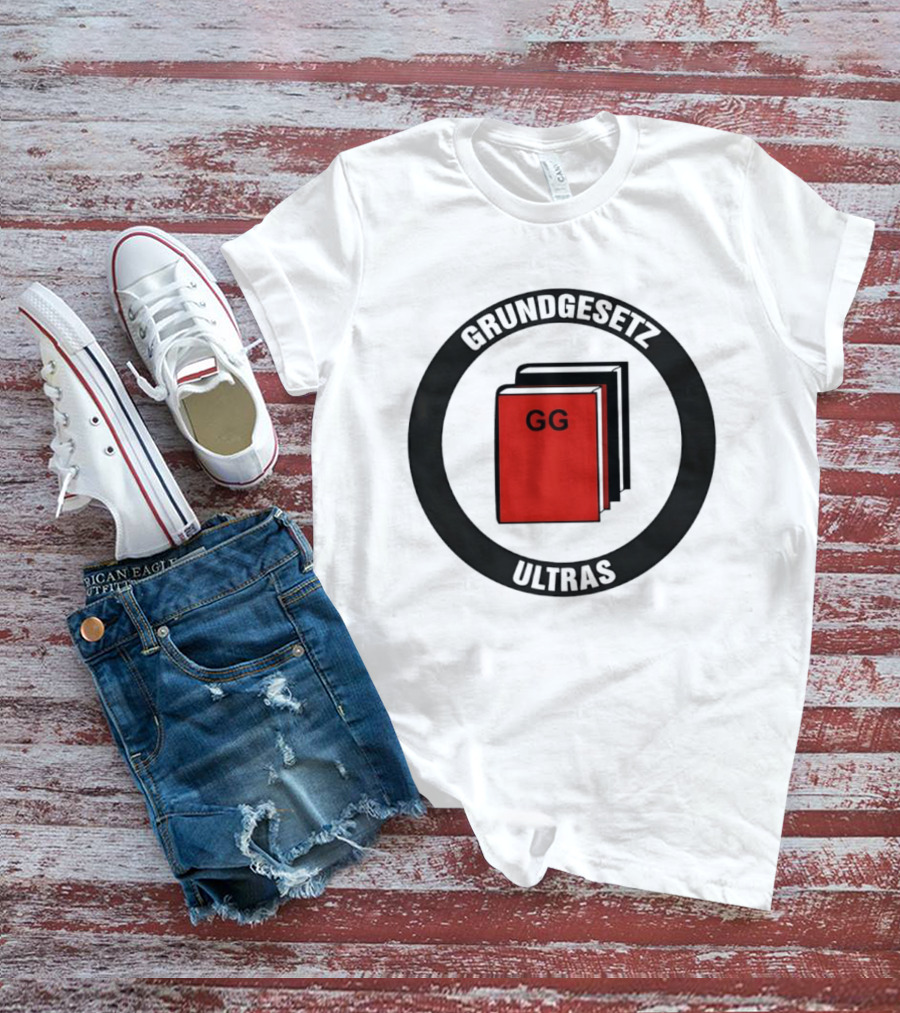 Grundgesetz Ultras GG Book Emblem German Constitution T-Shirt