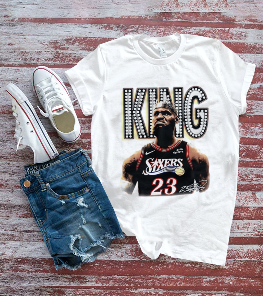 Philadelphia 76ers King James 23 Game Changer T-Shirt