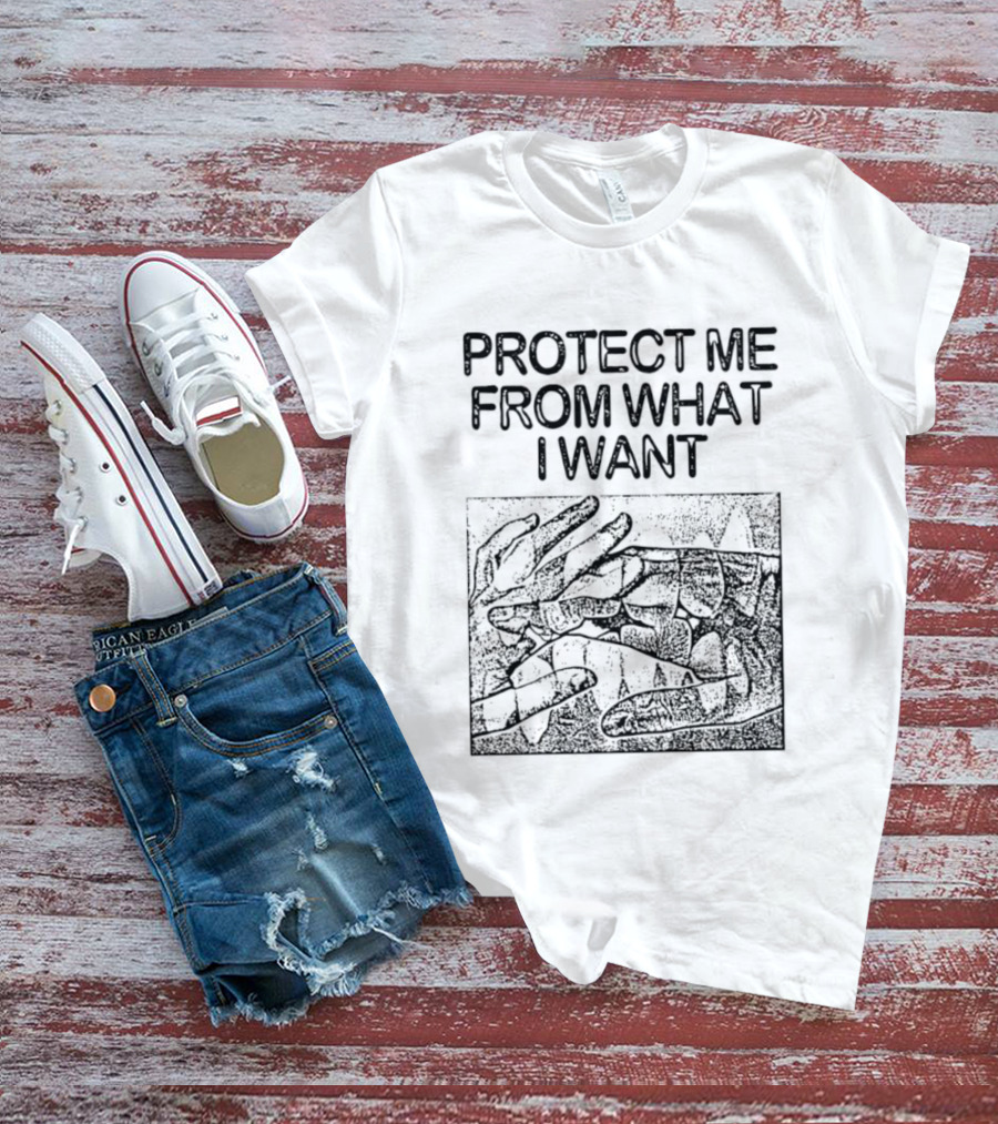 Protect Me From What I Want Jenny Holzer Text And Abstract T-Shirt