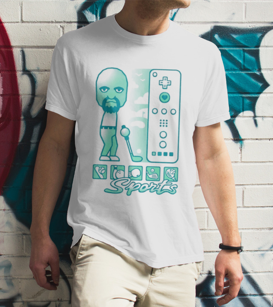 Wii Sports Matt Iconic Character Mii Brawler Bowling Champion T-Shirt