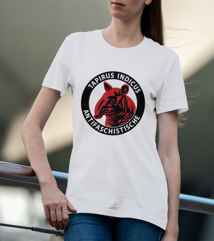 Tapirus Indicus Antifaschistische Antifa T-Shirt