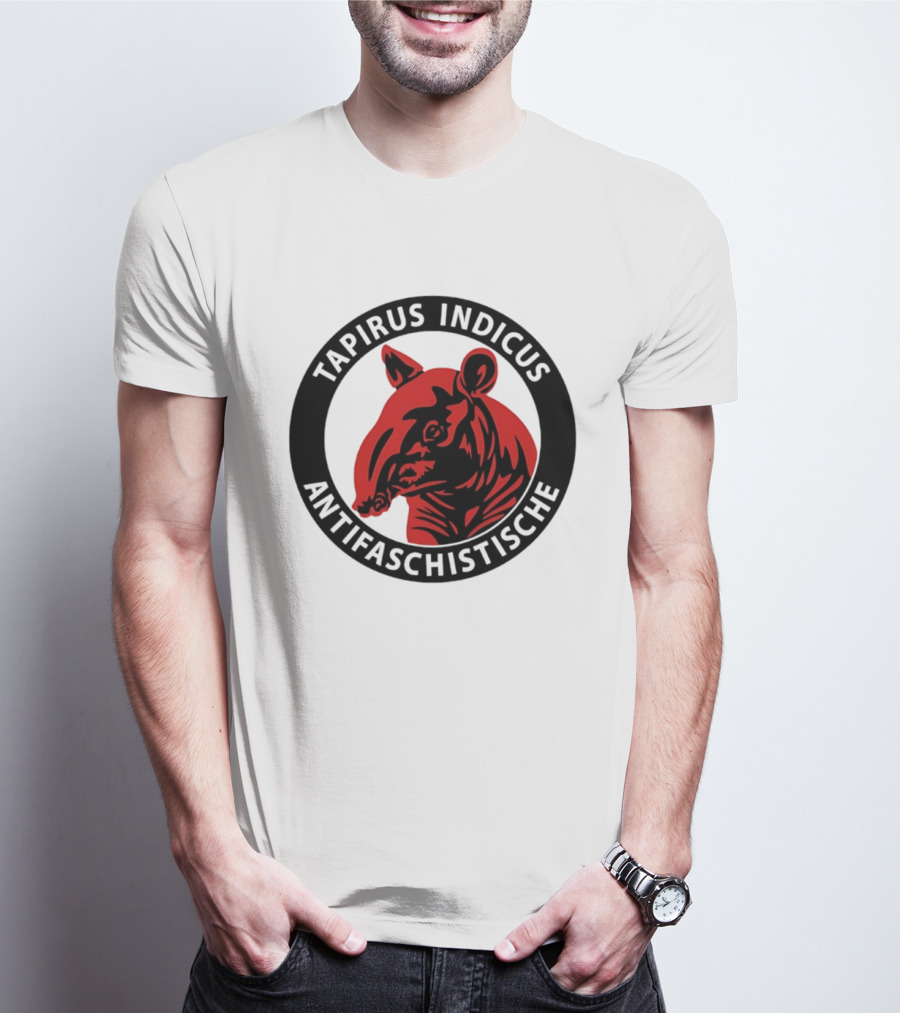 Tapirus Indicus Antifaschistische Antifa T-Shirt