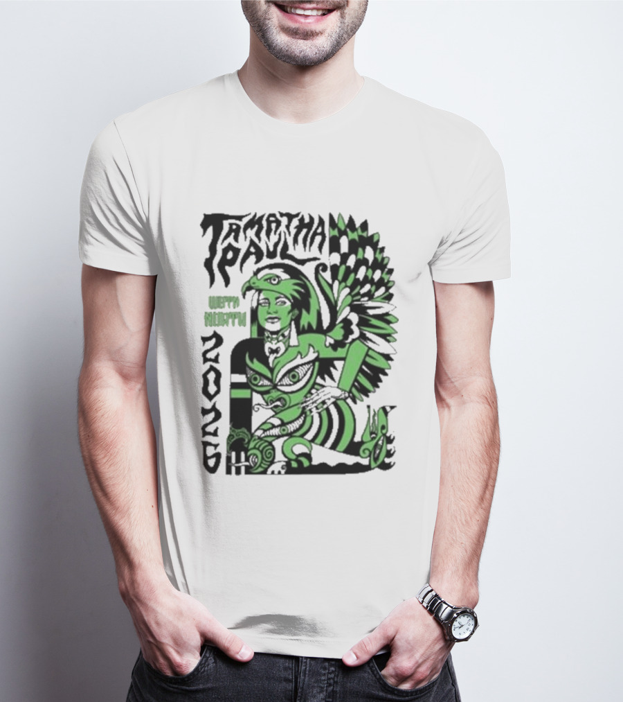 Xoe Hall X Tamatha Paul 2026 Te Atatu Whero Kakapo T-Shirt