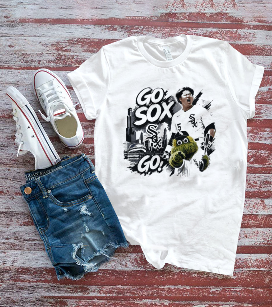 Yoshinobu Yamamoto Number 15 Chicago White Sox Go Sox Go T-Shirt