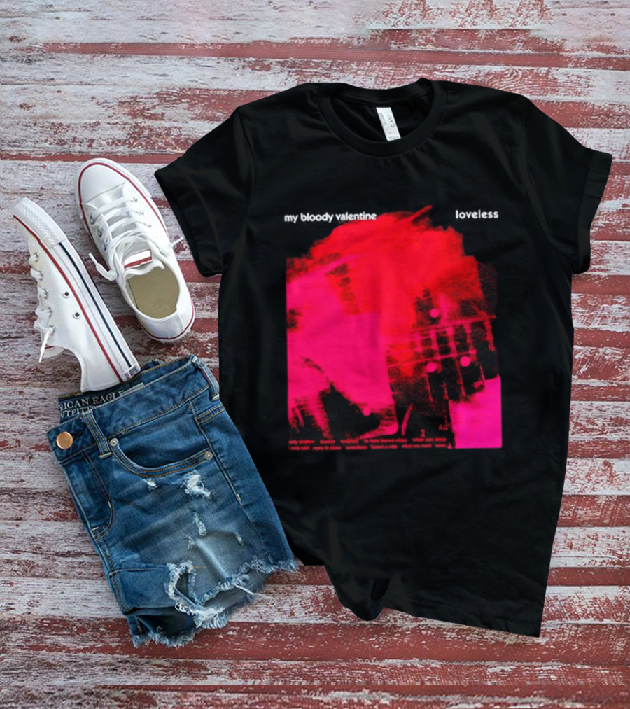 My Bloody Valentine Loveless Album Cover Classic Shoegaze Music Fan Favorite T-Shirt