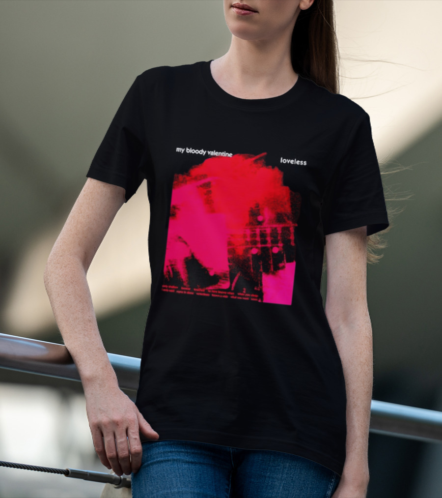 My Bloody Valentine Loveless Album Cover Classic Shoegaze Music Fan Favorite T-Shirt