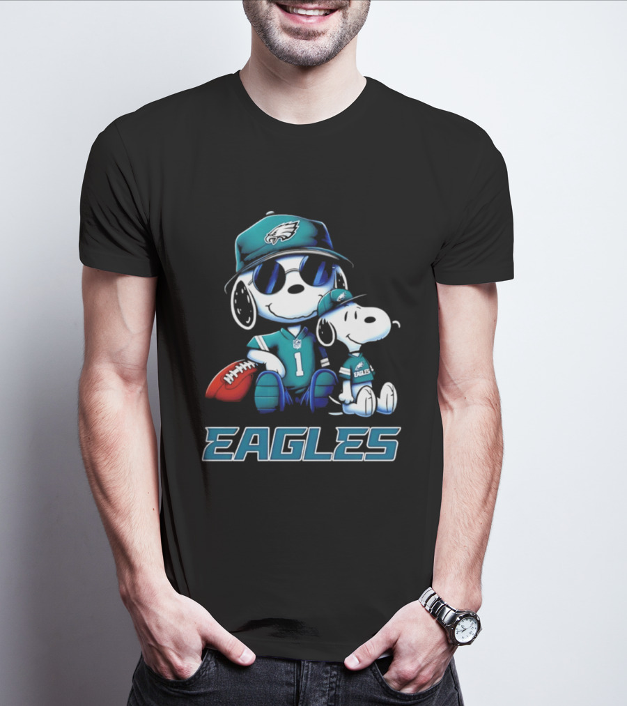 Snoopy Eagles Philadelphia Football 2026 T-Shirt