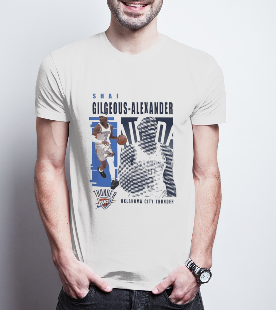 Shai Gilgeous Alexander Oklahoma City Thunder NBA Basketball Highlights 2026 T-Shirt