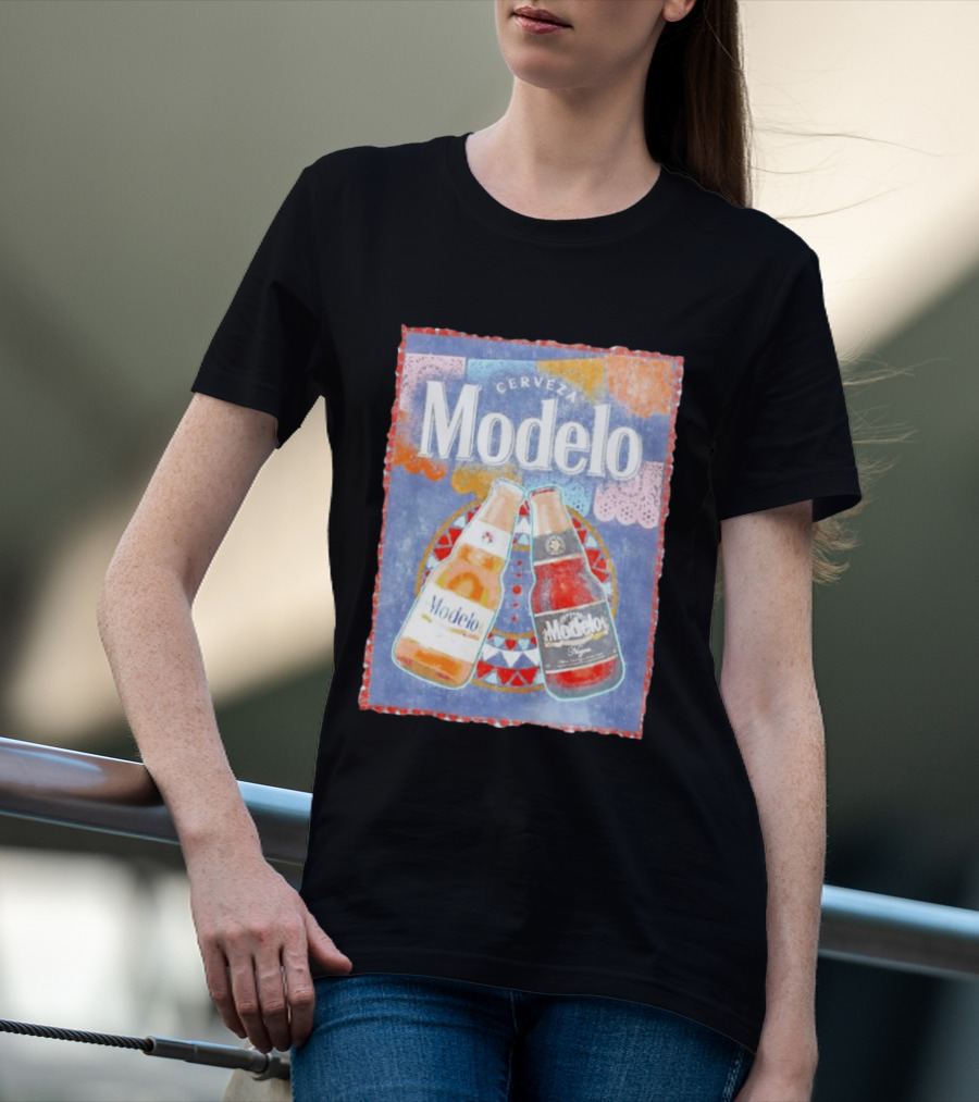 Cerveza Modelo Mexican Beer Bottles T-Shirt