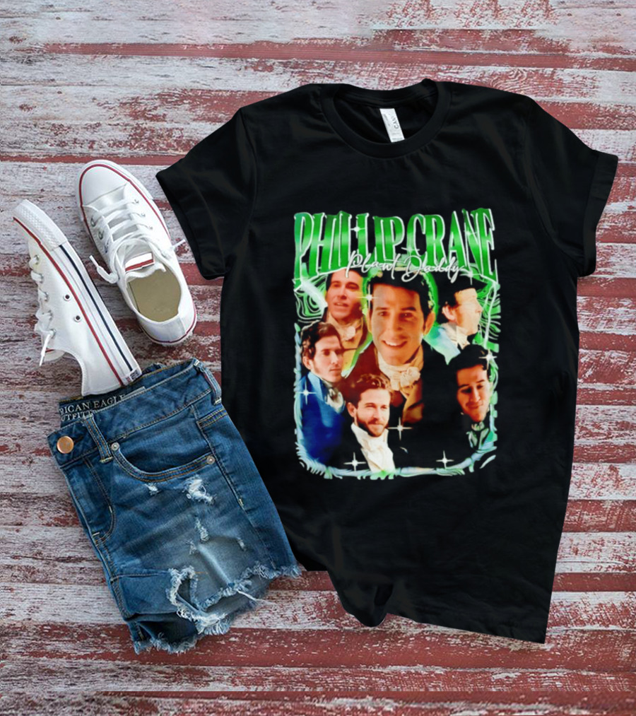 Phillip Crane Plant Daddy Regency Style Portrait Collage T-Shirt