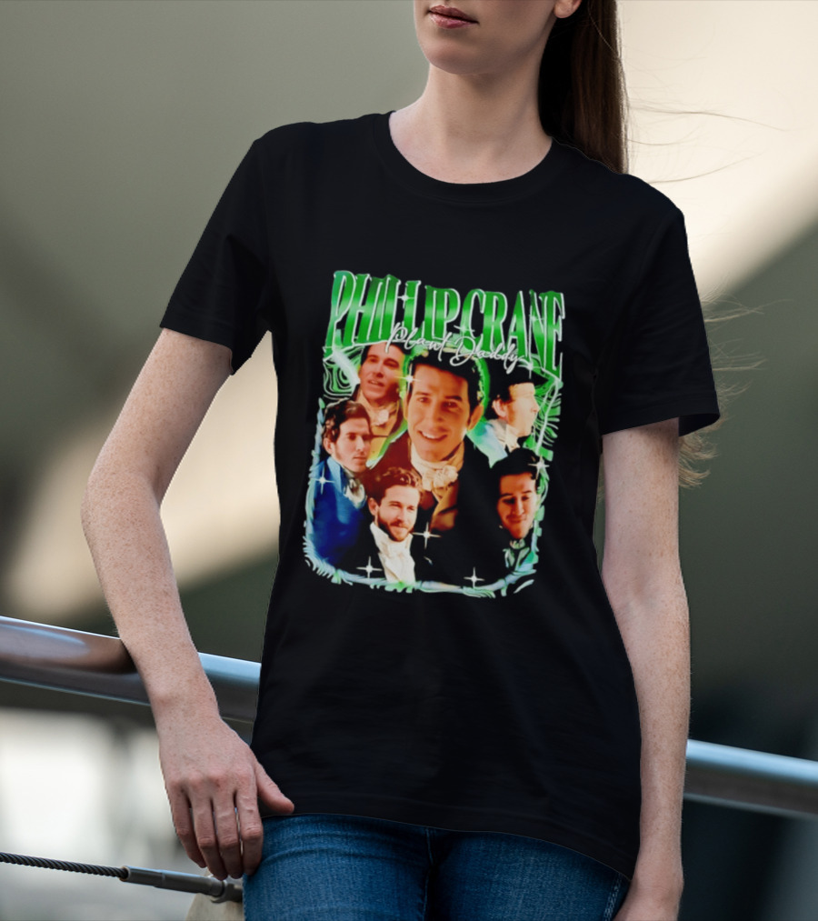 Phillip Crane Plant Daddy Regency Style Portrait Collage T-Shirt