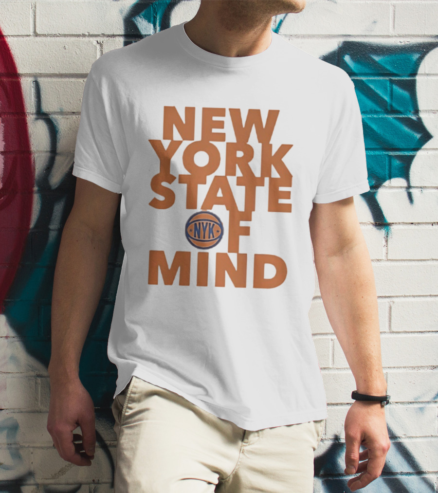 New York State Of Mind NYC Basketball T-Shirt