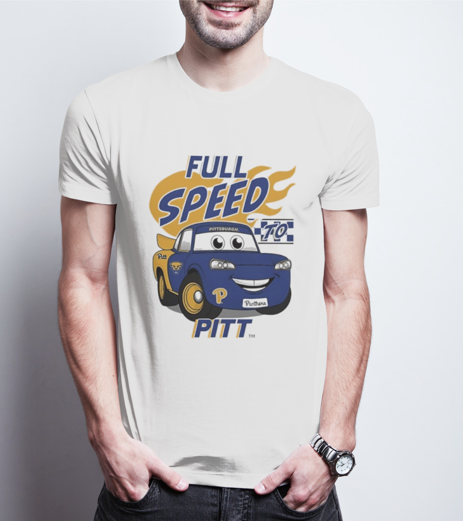Pitt Panthers Full Speed To Pitt Racing Theme Vive La Fete T-Shirt