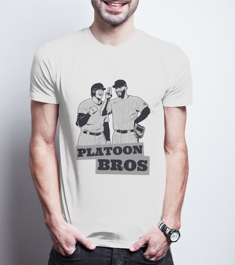 Yankees Platoon Bros Amed Rosario Ryan McMahon MLB Baseball Team T-Shirt