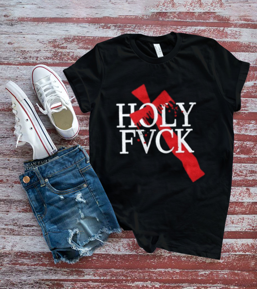 Demi Lovato Holy Fvck Bleeding Cross T-Shirt