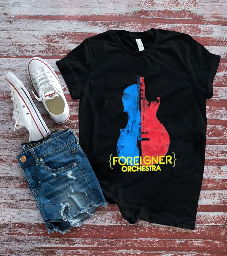 Foreigner Orchestra Violin Guitar Fusion T-Shirt