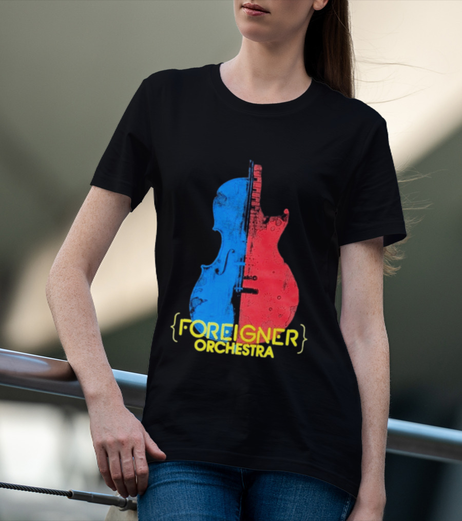 Foreigner Orchestra Violin Guitar Fusion T-Shirt