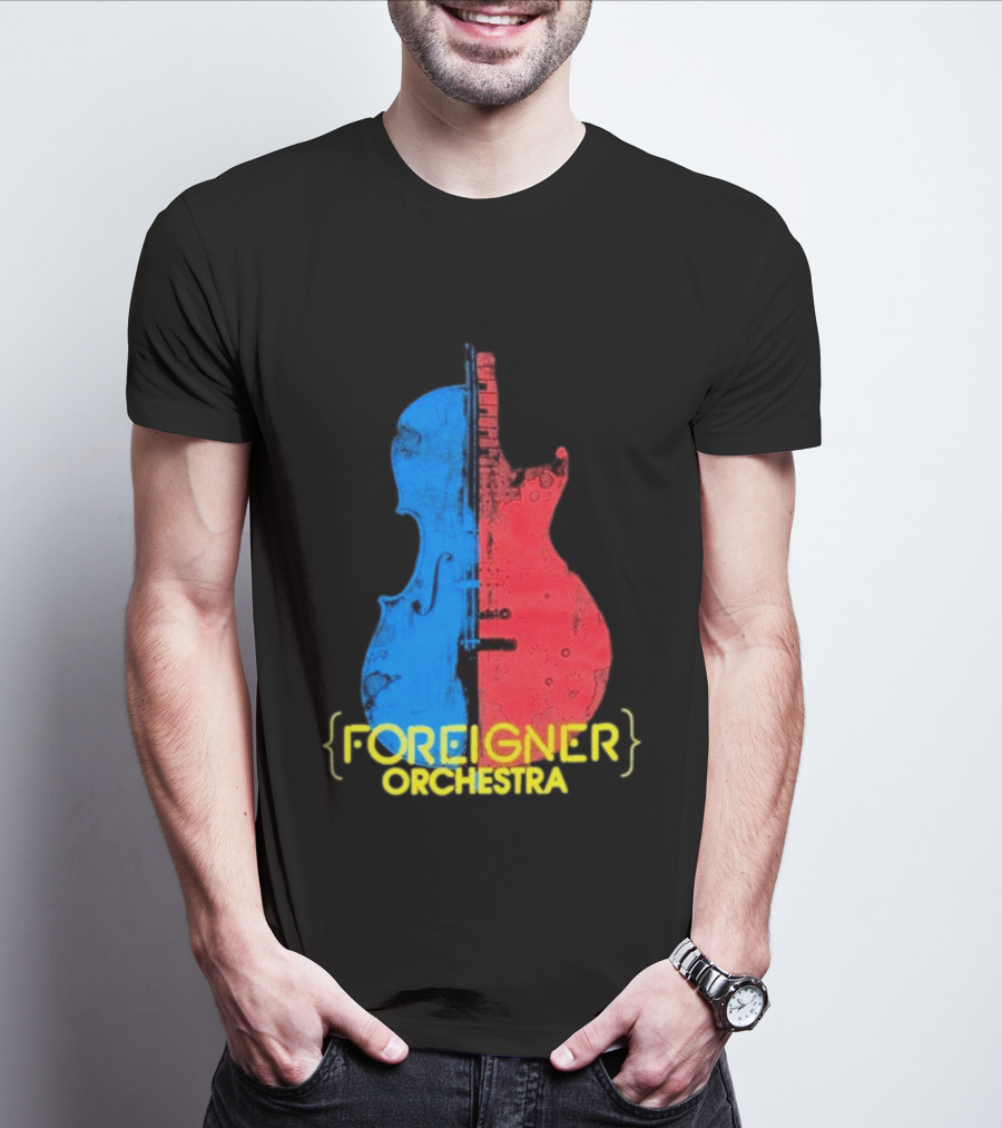 Foreigner Orchestra Violin Guitar Fusion T-Shirt