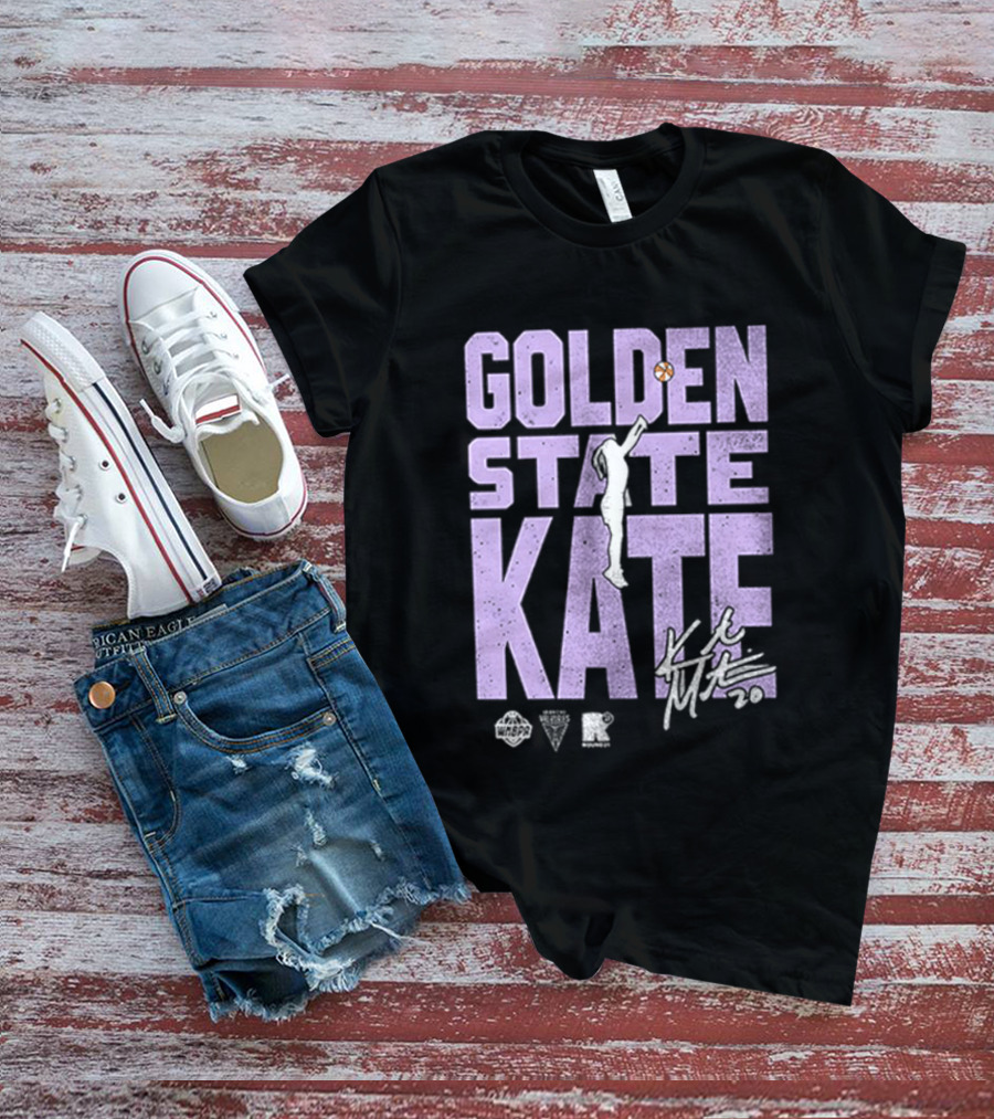 Golden State Kate Basketball Silhouette Player T-Shirt