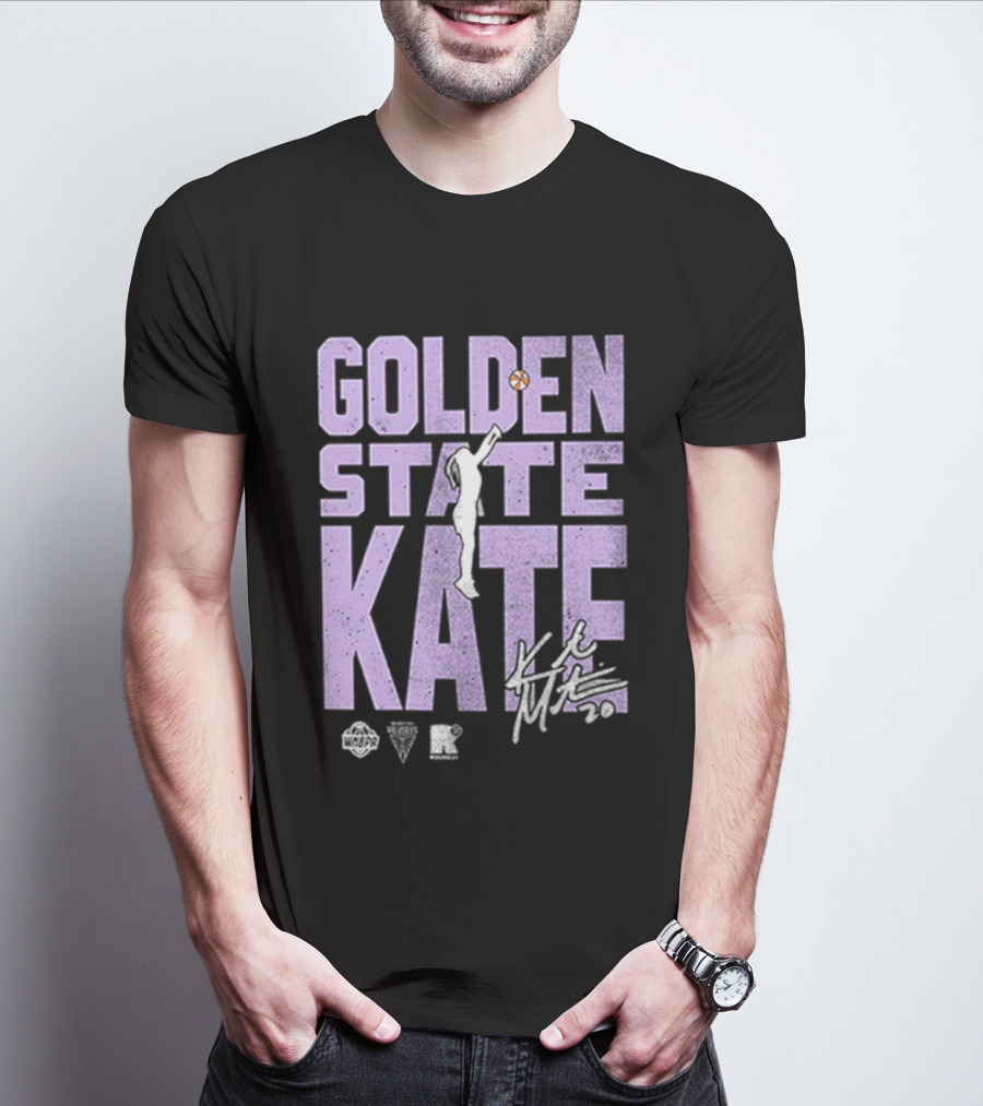Golden State Kate Basketball Silhouette Player T-Shirt
