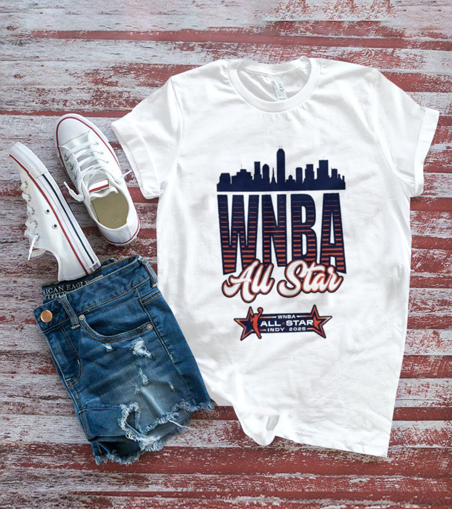 WNBA All Star 2025 Indy Skyline T-Shirt