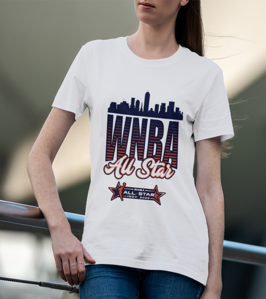 WNBA All Star 2025 Indy Skyline T-Shirt