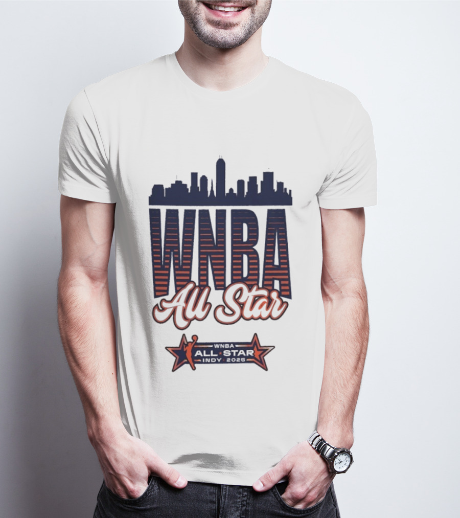 WNBA All Star 2025 Indy Skyline T-Shirt