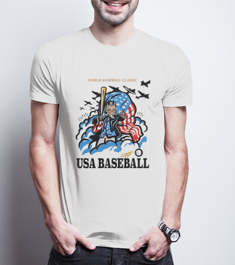 World Baseball Classic USA Baseball 2026 Aaron Judge T-Shirt