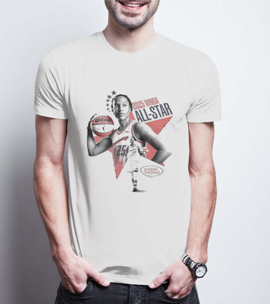 Alyssa Thomas 2025 WNBA All Star Phoenix Mercury T-Shirt