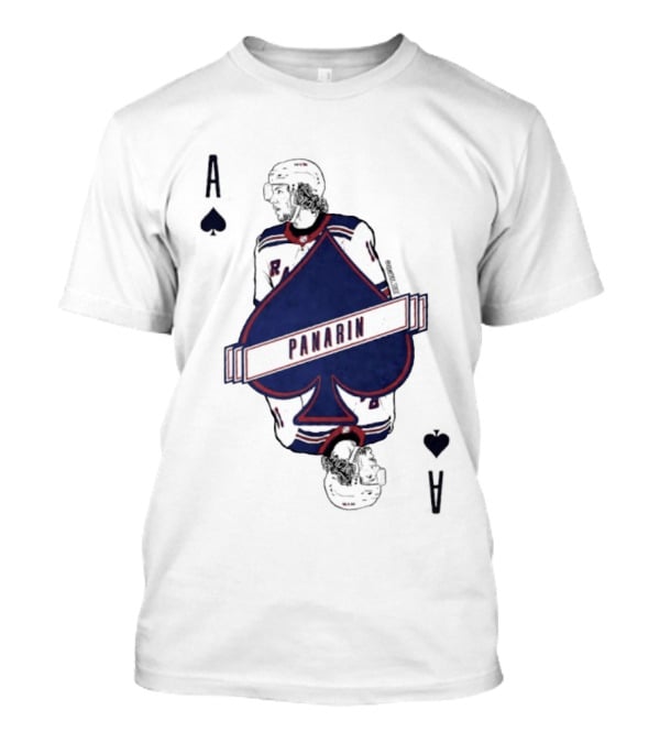 Panarin New York Rangers Playing Card Ace Spades T-Shirt