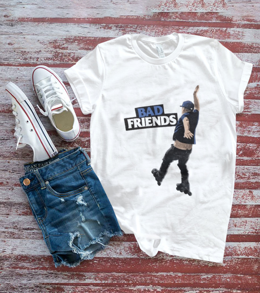 Bad Friends Bobby Roller Skating Fall T-Shirt