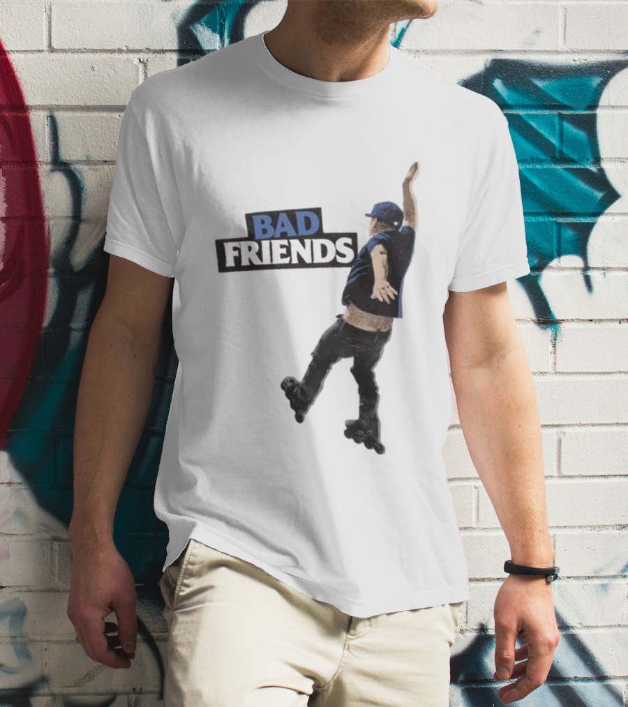Bad Friends Bobby Roller Skating Fall T-Shirt