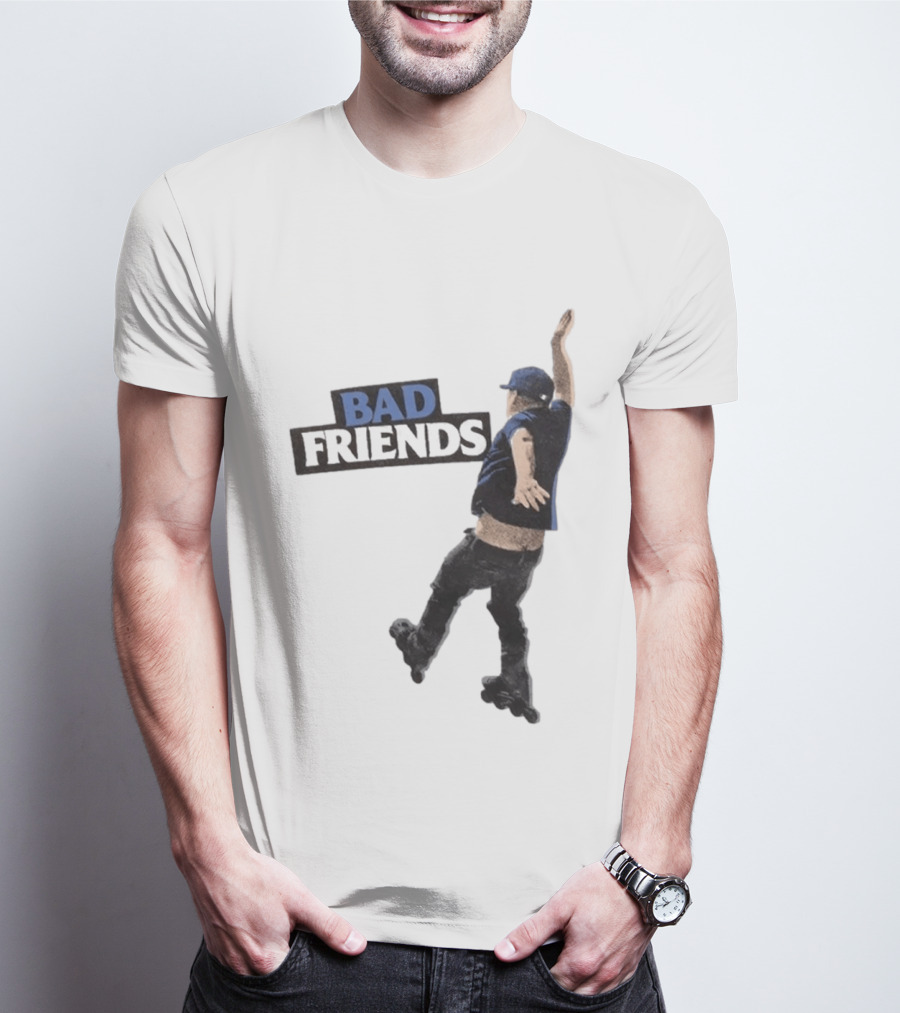 Bad Friends Bobby Roller Skating Fall T-Shirt