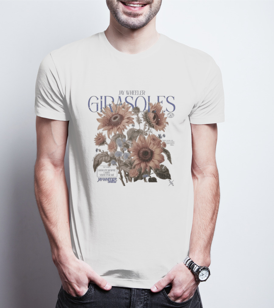 Jay Wheeler Girasoles Sunflowers Botanical T-Shirt